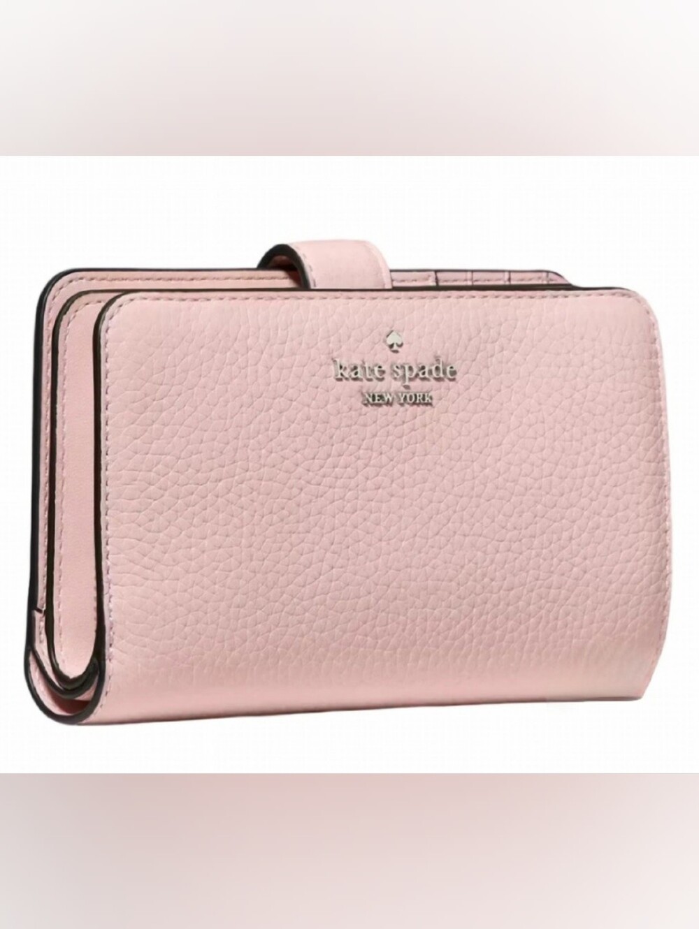 New kate spade Lena Medium Bifold Wallet - Tutu Pink